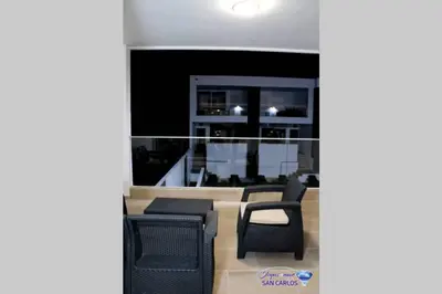 Zona de estar de Departamento Topacio 3 Joyas del Mar San Carlos