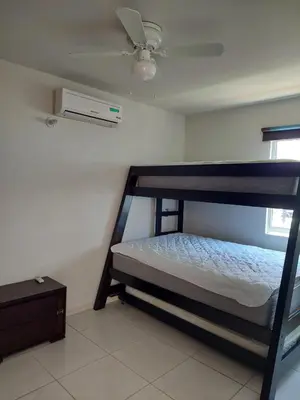 Cama o camas de una habitación en Hermosa, grande y pet friendly - 6 personas a 4 calles del Mar