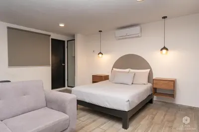 Cama o camas de una habitación en Casa Guillermina