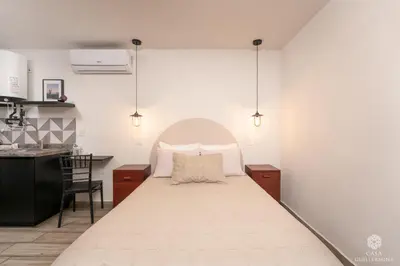 Cama o camas de una habitación en Casa Guillermina