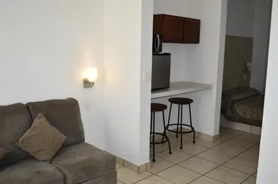 Zona de estar de Eco Bay Hotel