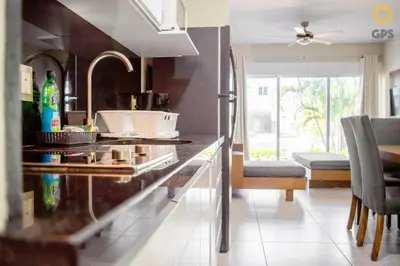 Una cocina o zona de cocina en hermoso depa con vista a la marina by G P S rentas