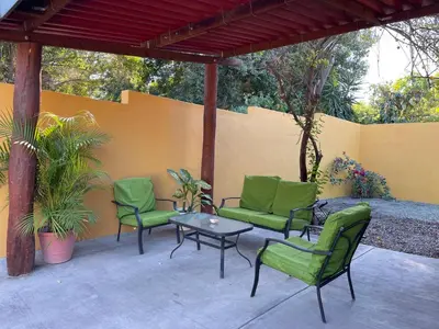 Jardín al aire libre en La chocita