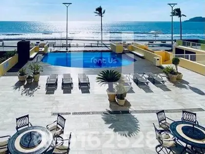 Plano de Condominio Miramar, Mazatlan en malecón frente a la playa