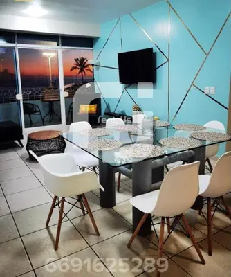 Plano de Condominio Miramar, Mazatlan en malecón frente a la playa