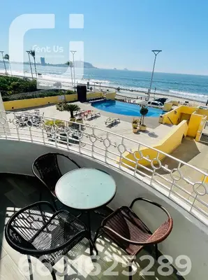 Plano de Condominio Miramar, Mazatlan en malecón frente a la playa