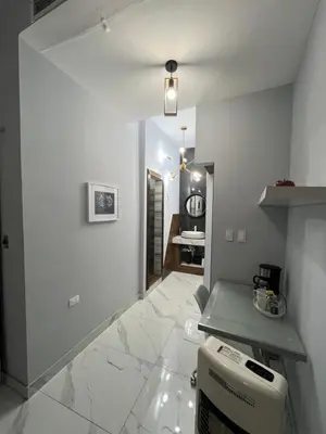 Una cocina o zona de cocina en DEPARTAMENTO CON TERRAZA Y VISTA para 6 personas