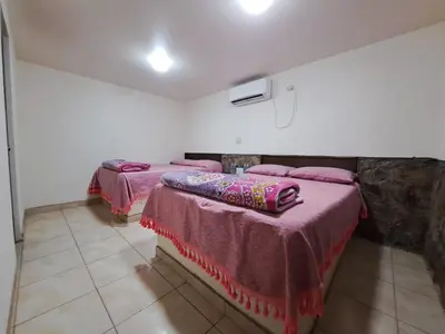 Cama o camas de una habitación en Loreto La Regional