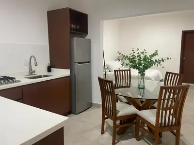Una cocina o zona de cocina en Casa DOS21 Boutique Apartments Playa Sur