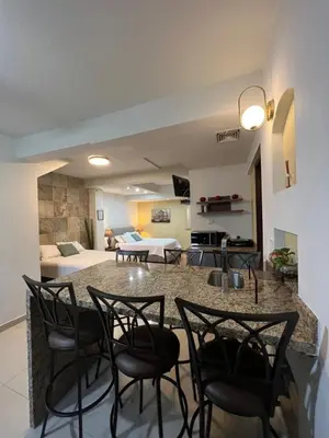 Una cocina o zona de cocina en DEPARTAMENTO RES CAMPESTRE DE 3 HABITACIONES Y 4 CAMAS