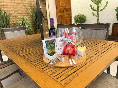 Bebidas en Casa Díaz Habitacion Diamante