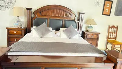 Cama o camas de una habitación en Casa Díaz Habitacion Zafiro