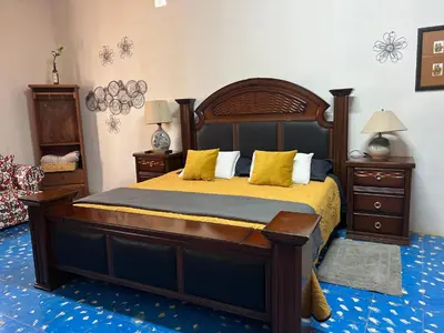 Cama o camas de una habitación en Casa Díaz Habitacion Zafiro