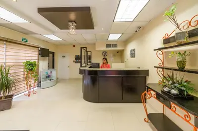 El vestíbulo o zona de recepción de Hotel Sntenario