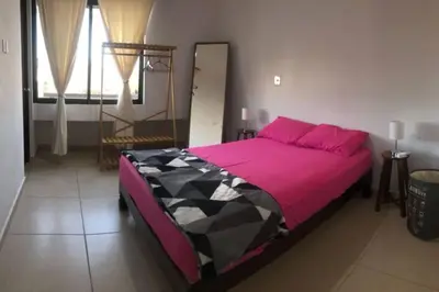 Cama o camas de una habitación en Nice House w/ shared pool and close to the beach at Mazatlan