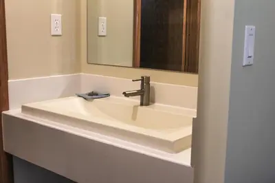 Un baño de La Huerta Inn & Suites