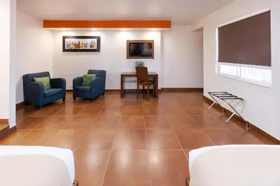 Zona de estar de Hotel Buen Valle