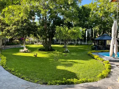Jardín al aire libre en Finca del Rocio