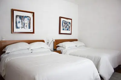 Cama o camas de una habitación en Finca del Rocio