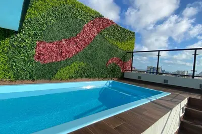 Piscina en o cerca de Depa lujoso cerca del malecón by G P S rentas