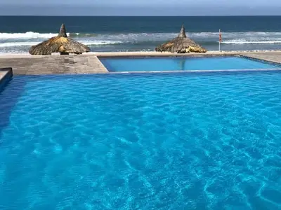 Piscina en o cerca de Casa en la playa