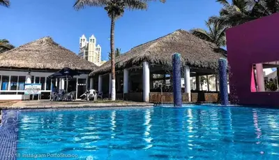 Piscina en o cerca de Casa en la playa