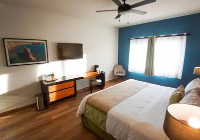 Cama o camas de una habitación en Sawari Hotel