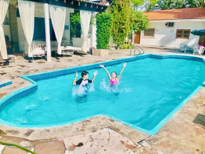 Piscina en o cerca de La Casita Inn Bustamante