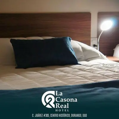 Cama o camas de una habitación en La Casona Real