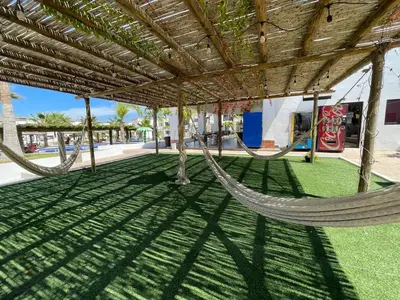 Jardín al aire libre en Depto. totalmente nuevo y amueblado