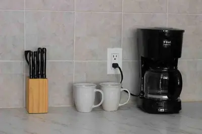 Utensilios para hacer té y café en Departamento ‘El Chulo’ en Palapa Ochoa