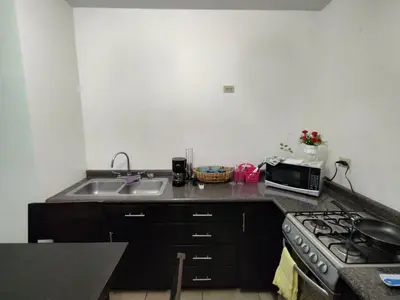 Una cocina o zona de cocina en Hospedajes la Quinta