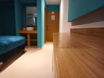 Cama o camas de una habitación en Hotel Kavia Mazatlán