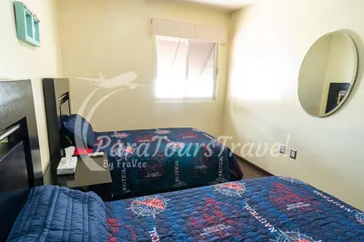 Cama o camas de una habitación en Hermosa Casa, Cerca del Mar, 3 min de la Playa