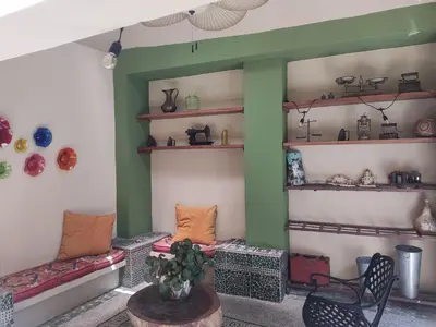 Zona de estar de Casona 13 Flechas