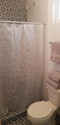Un baño de Cabaña La Camelia
