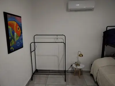 Cama o camas de una habitación en Hermoso Departamento nuevo con acceso a Alberca