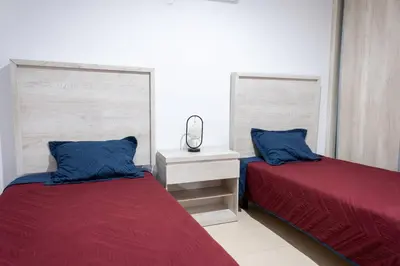 Cama o camas de una habitación en La casa del Mar. Mazatlán