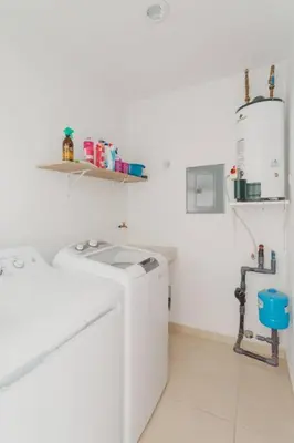 Una cocina o zona de cocina en Casa completa con terraza extendida a la alberca