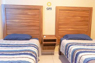 Cama o camas de una habitación en Depa en la marina a 5min de la playa by G P S rentas