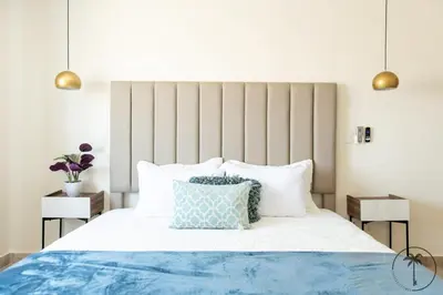 Cama o camas de una habitación en Nuevo Departamento en el Malecón!