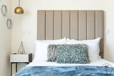 Cama o camas de una habitación en Nuevo Departamento en el Malecón!