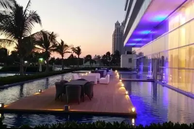 Piscina en o cerca de Beautiful 3 bedroom, fully furnished, on the beach