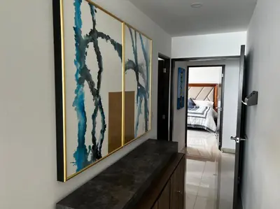 Cama o camas de una habitación en Luxury condo en Malecón, Alberca Infinity & Jacuzzi