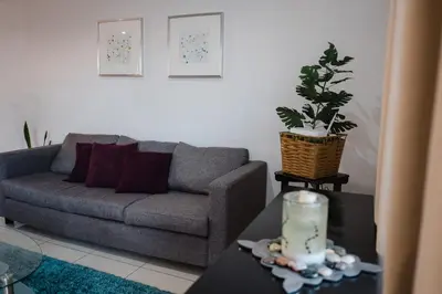 Zona de estar de Casa LU~NA hermoso alojamiento en privada