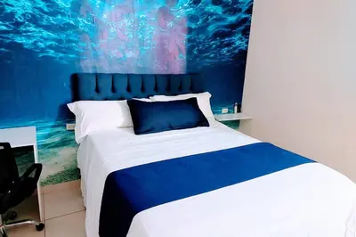 Cama o camas de una habitación en Departamento 15 comodo y confortable , cerca del centro de gobierno , galerias mall, consulado , CAS , Pepsi