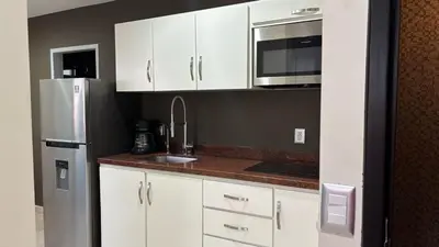 Una cocina o zona de cocina en Hotel Tramonto Mazatlan