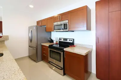 Una cocina o zona de cocina en Departamento en renta en Gavias Grand Luxury