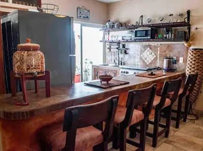 Una cocina o zona de cocina en Casita Margarita