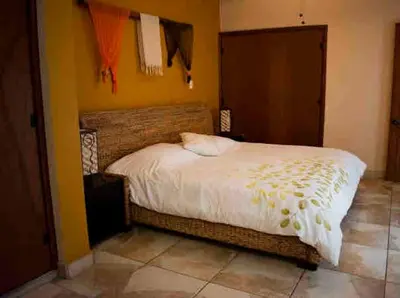 Cama o camas de una habitación en Casita Margarita